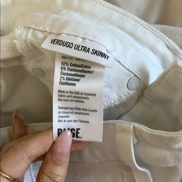 PAIGE VERDUGO ULTRA SKINNY JEANS - Picture 6 of 7